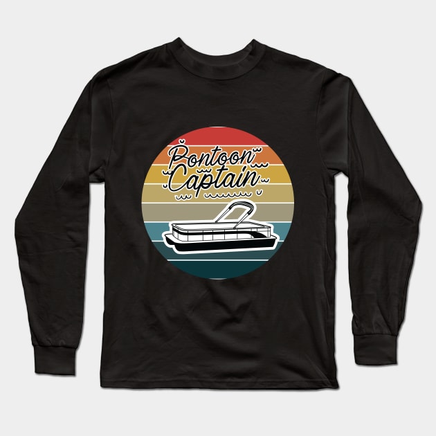 Pontoon Captain Long Sleeve T-Shirt by Dream zone